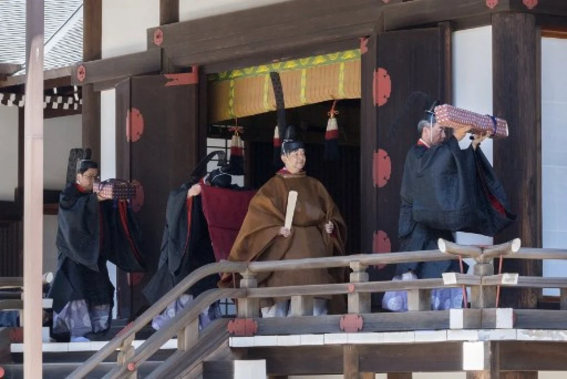 Ritual sintoism Naruhito Japonia FOTO AFP