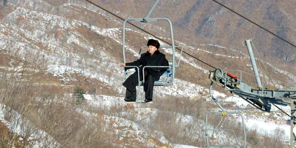 kim jong-un la ski