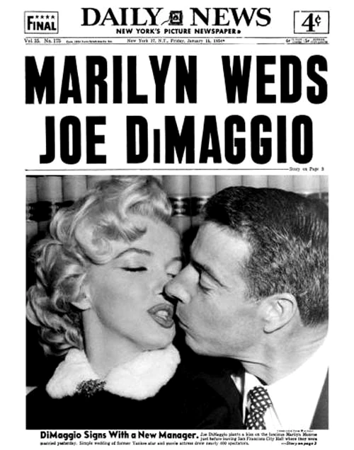 Căsnicia cu Joe DiMaggio a durat doar 9 luni jpeg
