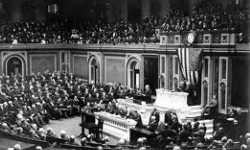 America joins the war: Wilson's speech to Congress and the Zimmermann telegram jpeg