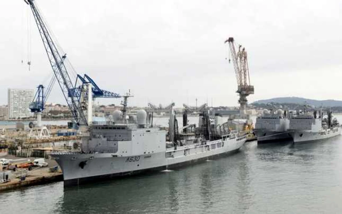 Baza navală de la Toulon FOTO AFP