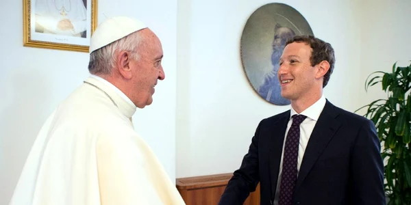 mark zuckerberg papa francisc foto abc news