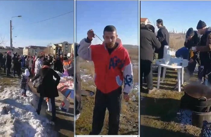 Petrecere în cartierul Cantemir FOTO captura video