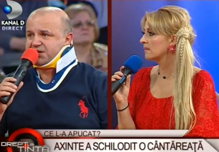 
    Axinte şi Lorenna s-au confruntat şi în timpul emisiunii  
