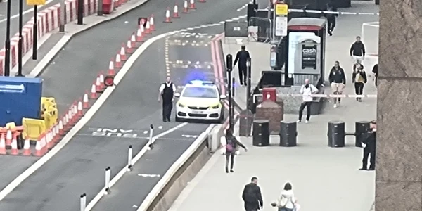 alerta bomba londra foto twitter @willtrueman