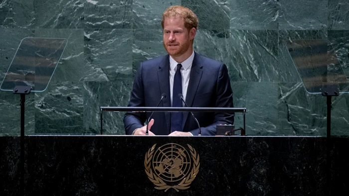 Prințul Harry a susținut un discurs la ONU 