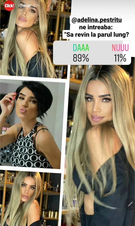 Așa arată rezultatul sondajului de pe pagina de Instagram Click.ro