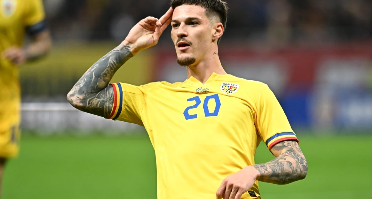 Dennis Man, mulțumit de prestația contra Ciprului. Foto Sportpictures