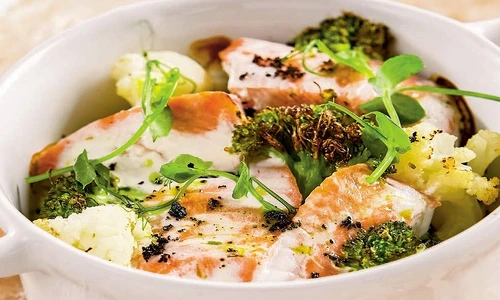 somon cu legume la abur jpg