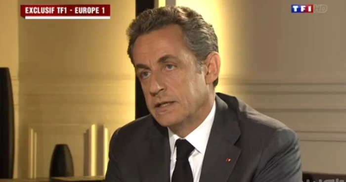 Nicolas Sarkozy FOTO Captură Europe 1 şi TF1