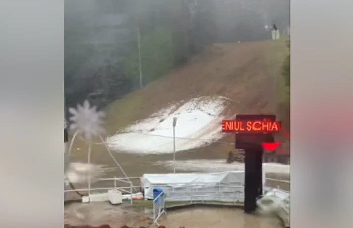 Pârtia Kalinderu, Buşteni FOTO Facebook/domeniul schiabil Kalinderu