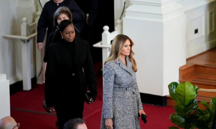 Melania Trump, Michelle Obama, Laura Bush și Hillary Clinton prezente la priveghiul lui Rosalynn Carter, Profimedia (1) jpg
