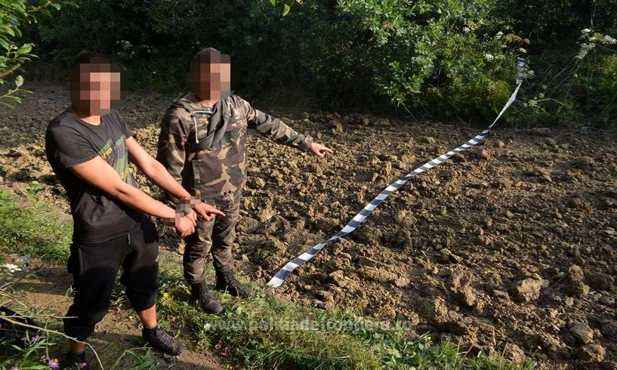 Poliţist de frontieră lovit cu pumnul în faţă contrabandist. FOTO Poliţia de Frontieră