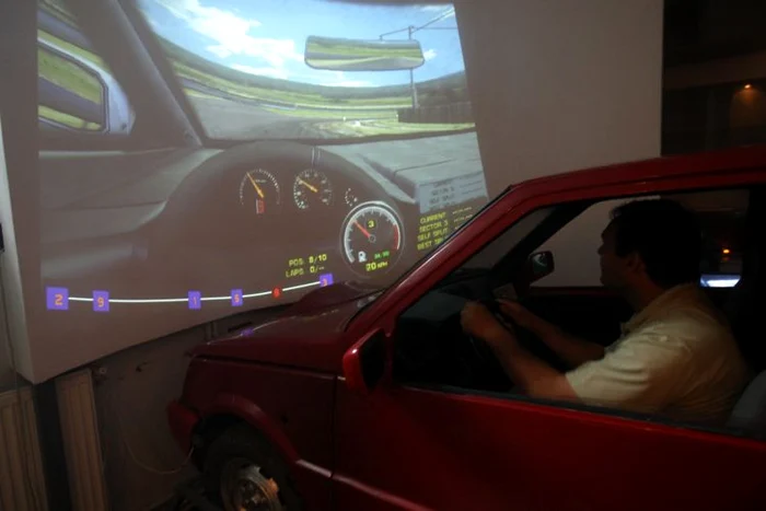 Simulator auto la Universitatea Ovidius Constanţa