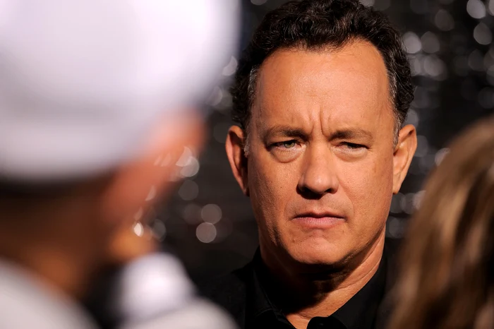 Părul lui Tom Hanks (59 de ani) este cărunt, la fel ca și mustața luifoto: Getty
