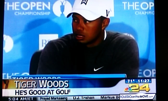 Ocazional, fac pană de inspiraţie. Dar, ce-i drept, e corect: Tiger Woods chiar e bun la golf!
