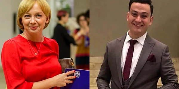 Emilia Şercan si politistul Adrian George Bărbulescu 
