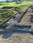 O nouă descoperire arheologică în Castrul roman de la Răcari (© Facebook / Cosmin Vasile)