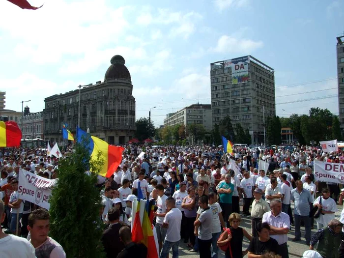 Miting USL la Iaşi