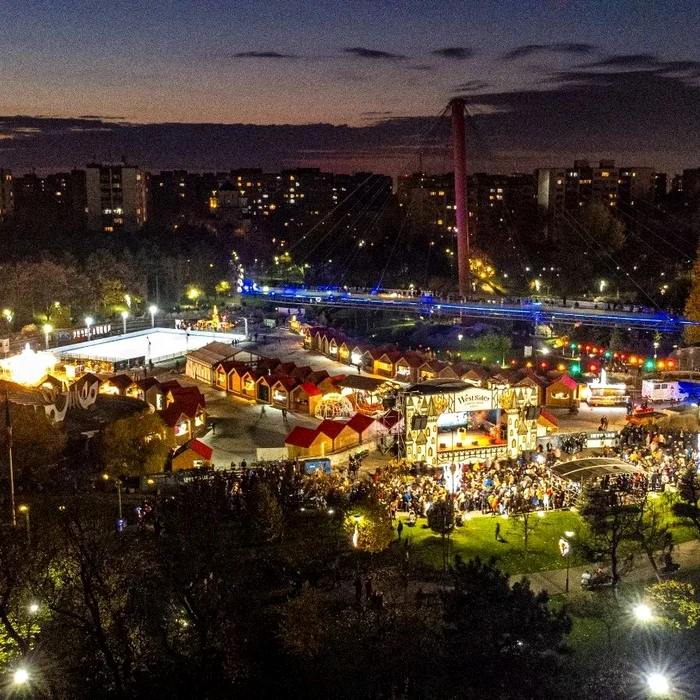 Târgul de Crăciun din Drumul Taberei FOTO Facebook/ Ciprian Ciucu