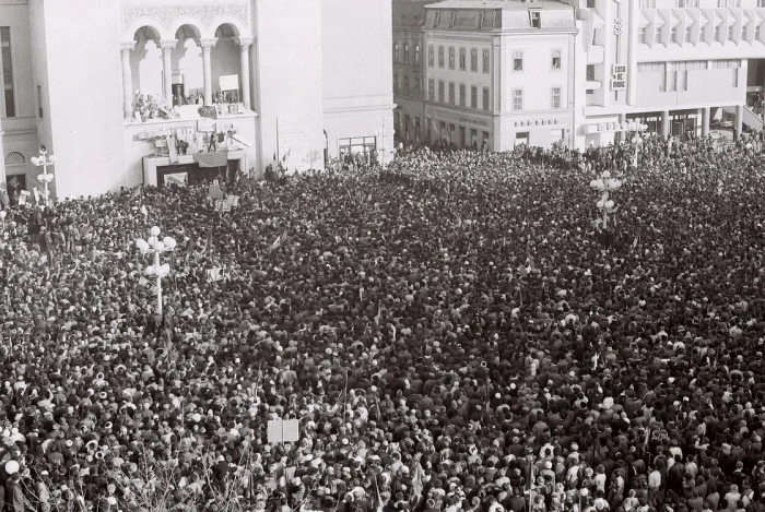 Timișoara primul oraș eliberat de comunism. FOTO: Constantin Duma / Facebook