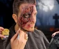 Designerul Florin Burescu a experimentat un machiaj potrivit pentru petrecerile de Halloween