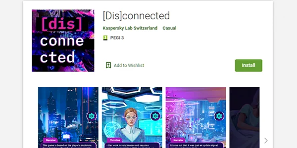 Kaspersky joc de securitate cibernetică mobilă [Dis]connected