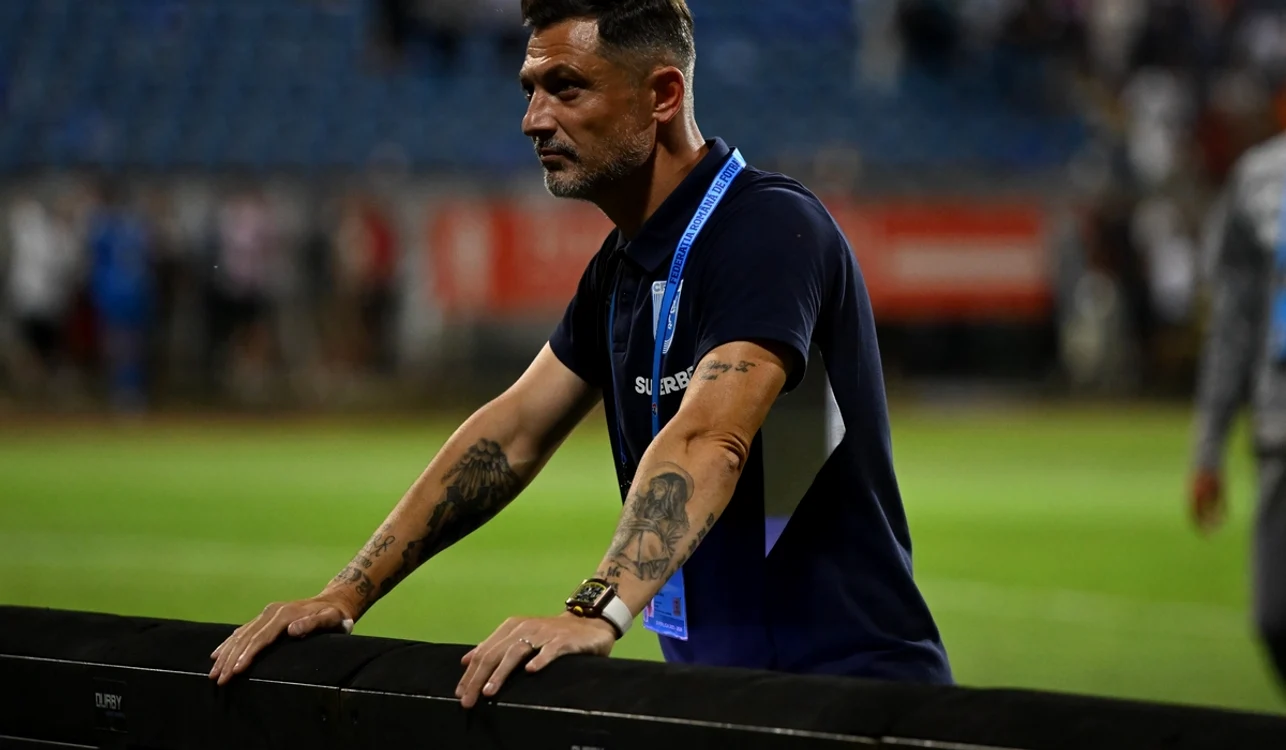 Mirel Rădoi a trăit la intensitate crescută meciul cu Farul Constanța (FOTO: Sportpictures)