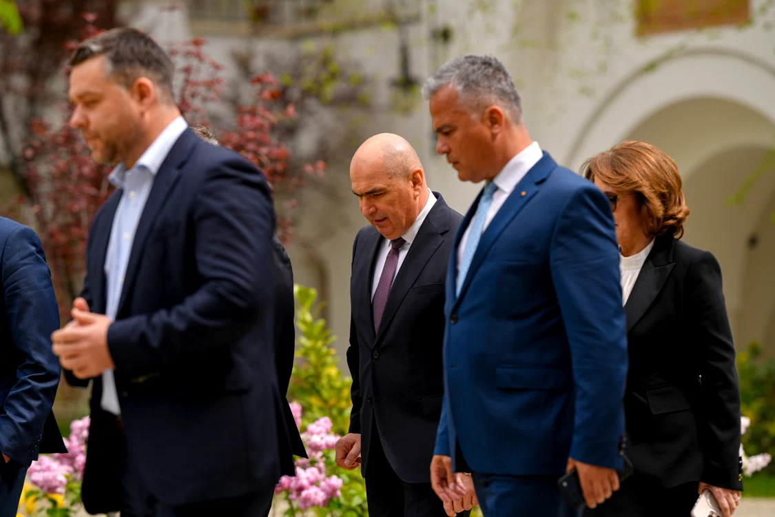Ciucu și Veștea au făcut parte din delegația care a mers la consultări la Cotroceni FOTO Mediafax