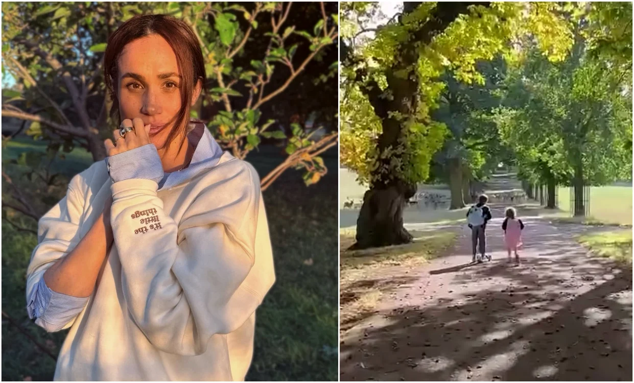 Meghan Markle cu Archie și Lilibet în Cotswolds Instagram jpg