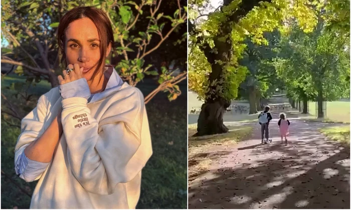 Meghan Markle cu Archie și Lilibet în Cotswolds Instagram jpg