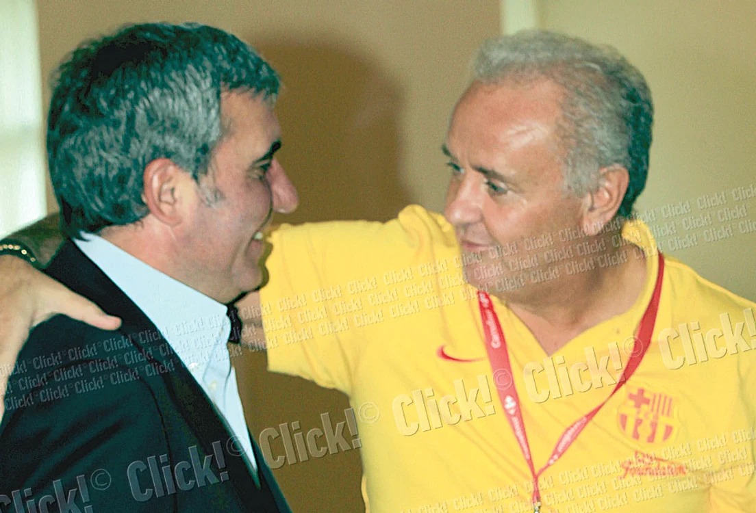 Hagi a fost invitat la  prânzul oficial al Barcelonei