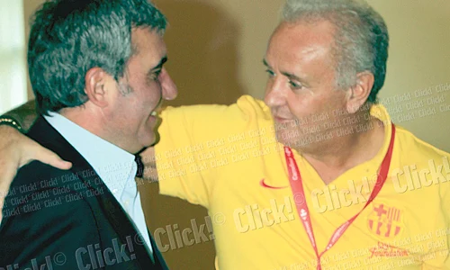 Hagi a fost invitat la  prânzul oficial al Barcelonei jpeg