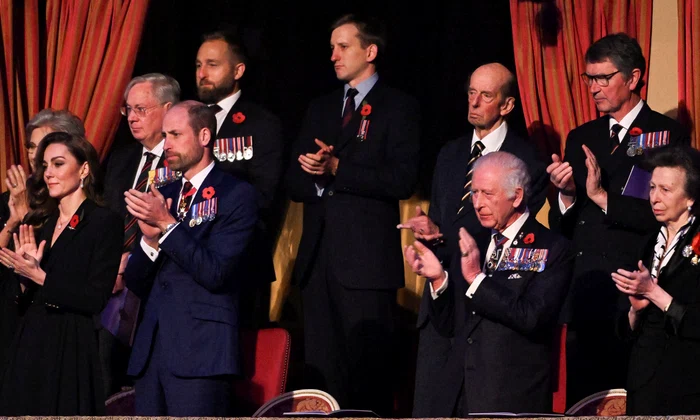 Kate Middleton, Prințul William, Regele Charles, Prințesa Anne Foto Getty Images jpg