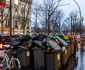 Gunoaie pe străzile din Paris FOTO Profimedia