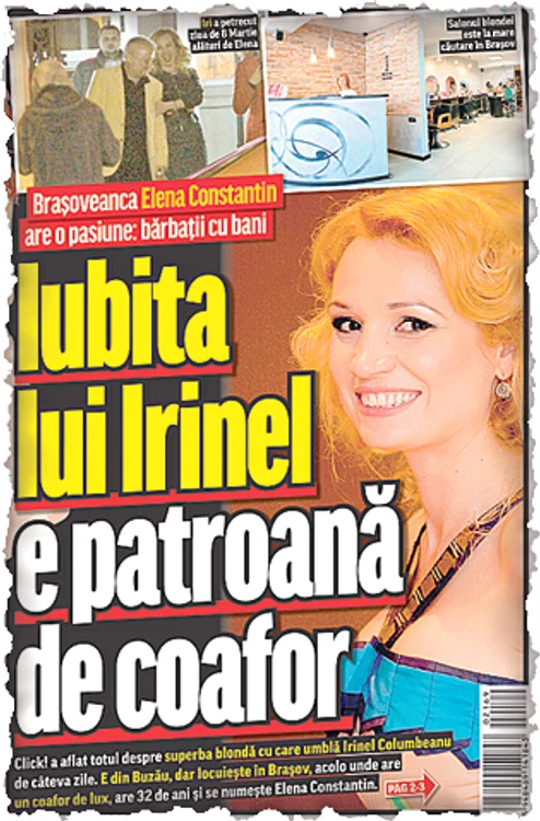 Click! a scris în 2014  despre amorul  dintre Iri şi Elena