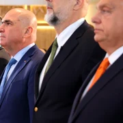 Ilie Bolojan și Sorin Grindeanu, la Congresul UDMR FOTO Inquam / Simion Tataru 