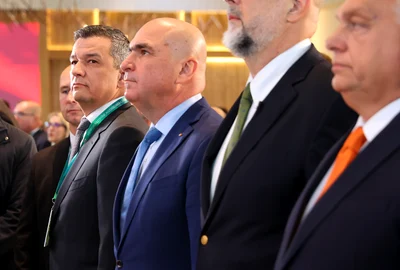Ilie Bolojan și Sorin Grindeanu, la Congresul UDMR FOTO Inquam / Simion Tataru 