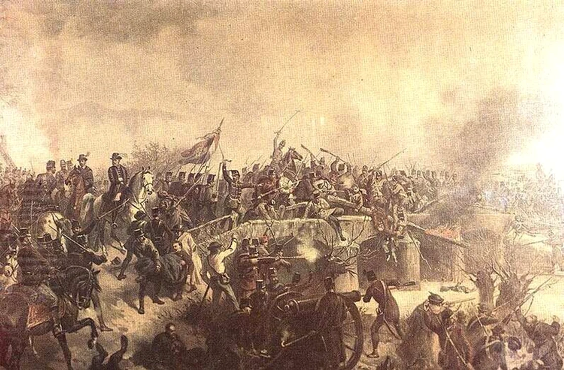 Bătălia de la Simeria. Foto: Ilustrată. Wikipedia