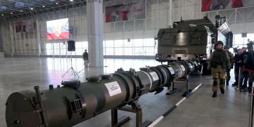 Racheta de croazieră 9M729   expoziție Moscova FOTO EPA EFE jpg