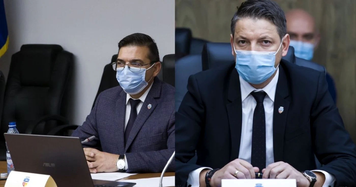 Enache Cristian-Sorin şi Humelnicu Marius FOTO Primăria Galaţi