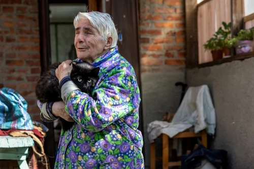 Război în Ucraina - ziua 86 - Cherkska Lozova - 20 mai 2022 / FOTO Getty Images