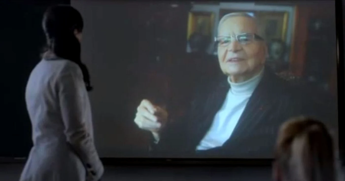 Radu Beligan apare în spotul publicitar „Profesoara“
