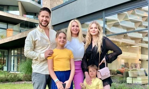 Jorge, soția Ramona și copiii Ilinca, David și Karina jpeg