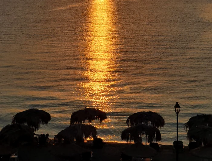Plaja Benitses. FOTO Cristina Stancu