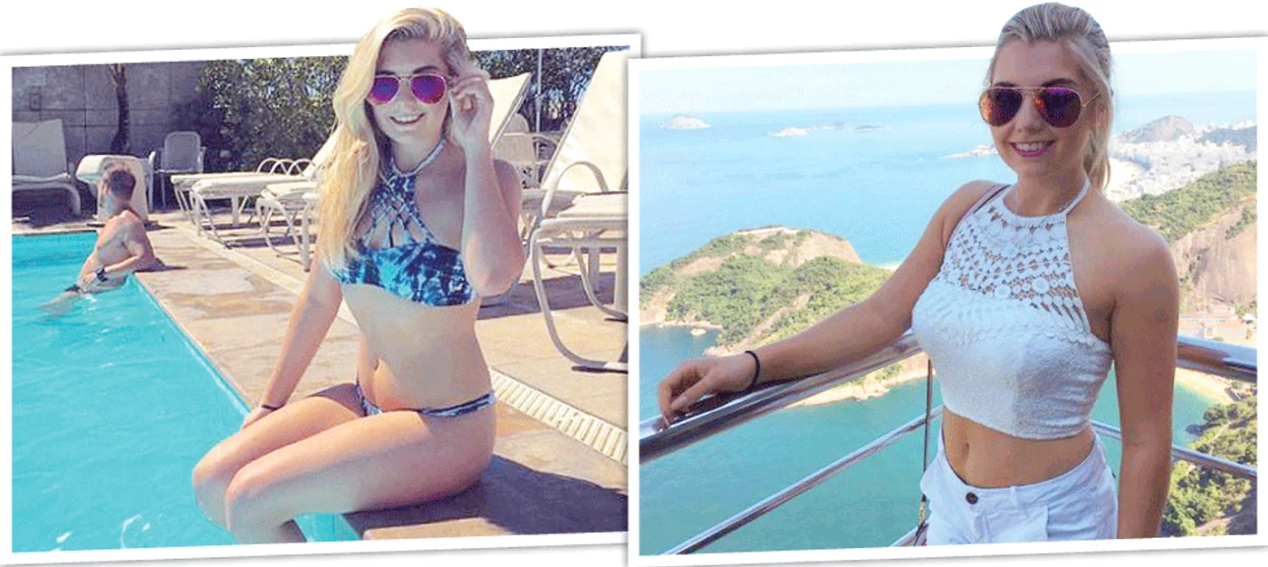 Amber nu se sfieşte să pozeze sexy
