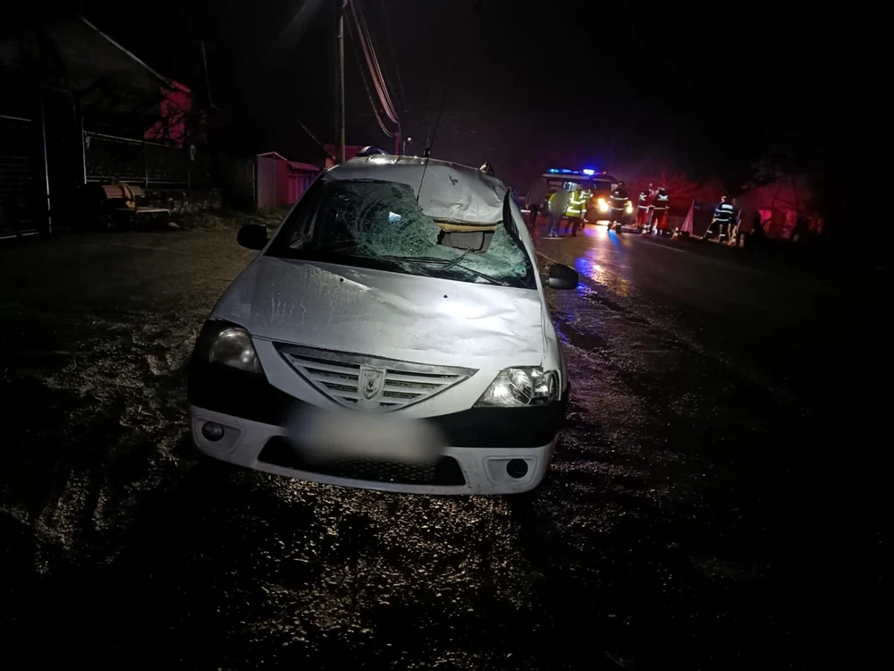 Accident Suceava. FOTO ISU Suceava
