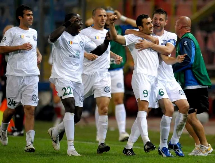 Bucuria ialomiţenilor a fost fără margini la sfârşitul partidei cu Stuttgart