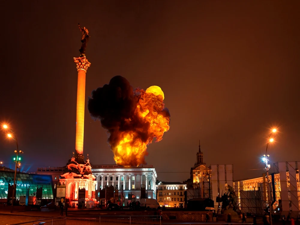 Rusia a lansat un val de rachete asupra Ucrainei la 24 februarie FOTO Shutterstock