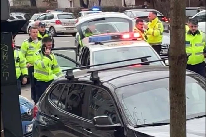Polițiștii în acțiune FOTO captură video INFO TRAFIC jud. TIMIȘ
